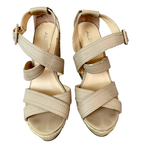 Aldo Shoes - Aldo Epasdrill Wedge Shoes Size 36
